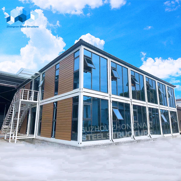 glass facade container office glass facade container office