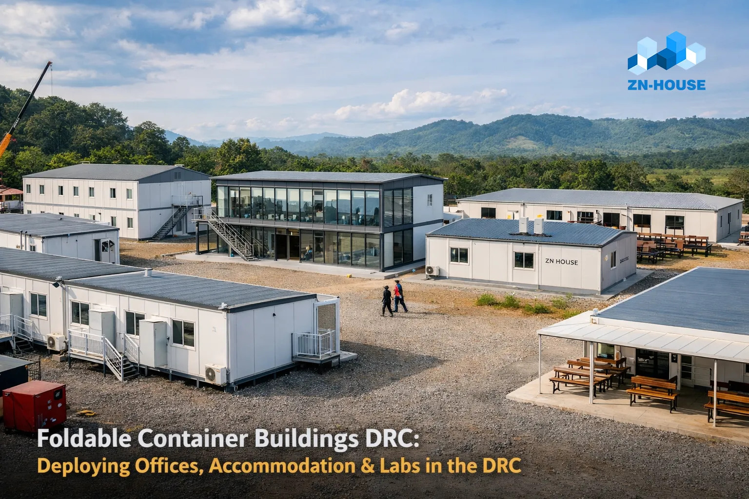 可折叠集装箱建筑DRC:ZN House针对远程办公和住宿项目的快速部署解决方案 可折叠集装箱建筑DRC:ZN House针对远程办公和住宿项目的快速部署解决方案