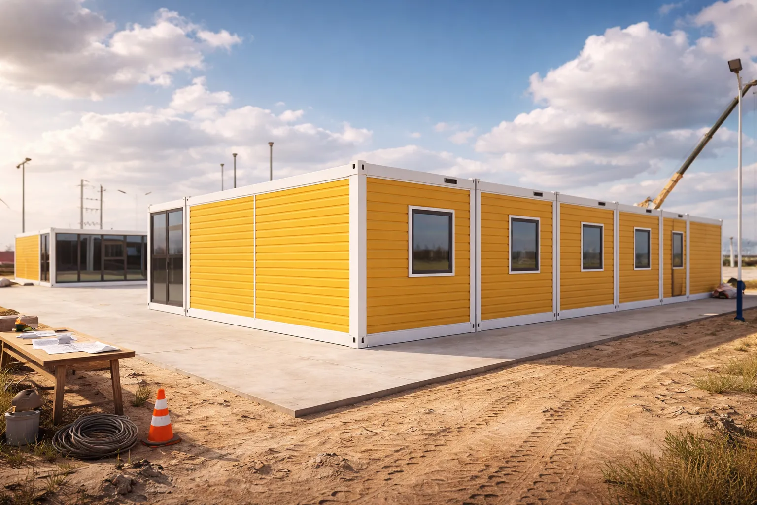 Flat Pack Container Office in Harsh Environments: Gansu Yumen Oilfield New Energy Base Project Case Study (2025) Flat Pack Container Office in Harsh Environments: Gansu Yumen Oilfield New Energy Base Project Case Study (2025)