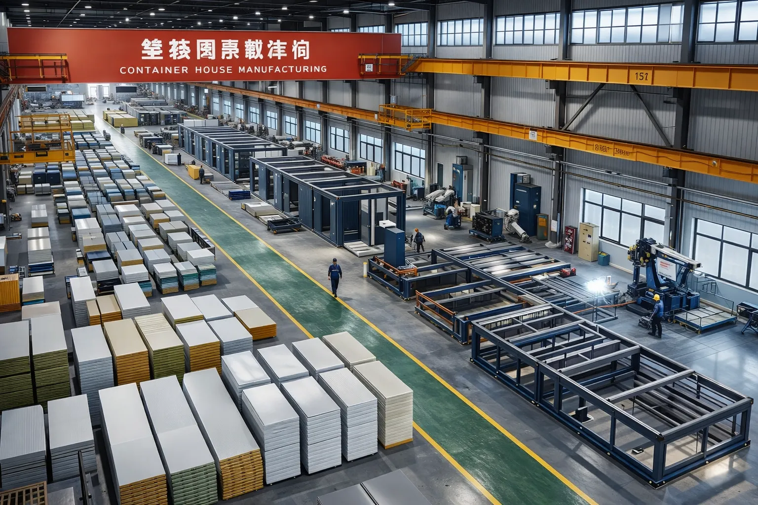 集装箱房屋工厂:现代化生产设施如何打造优质模块化住宅 集装箱房屋工厂:现代化生产设施如何打造优质模块化住宅