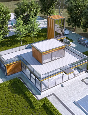 您可以实时设计空间。ZN House的3D工具可即时移动墙体或窗户，72小时内即可获得定制方案。小批量订单享有同等优先级。一位澳大利亚客户建成了一座生态园区，费用比预算低40%。
