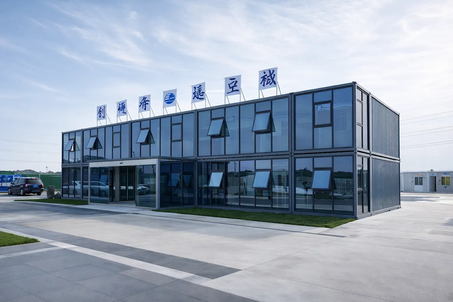 集装箱办公室 101:为什么企业选择钢结构而不是工地棚屋 集装箱办公室 101:为什么企业选择钢结构而不是工地棚屋