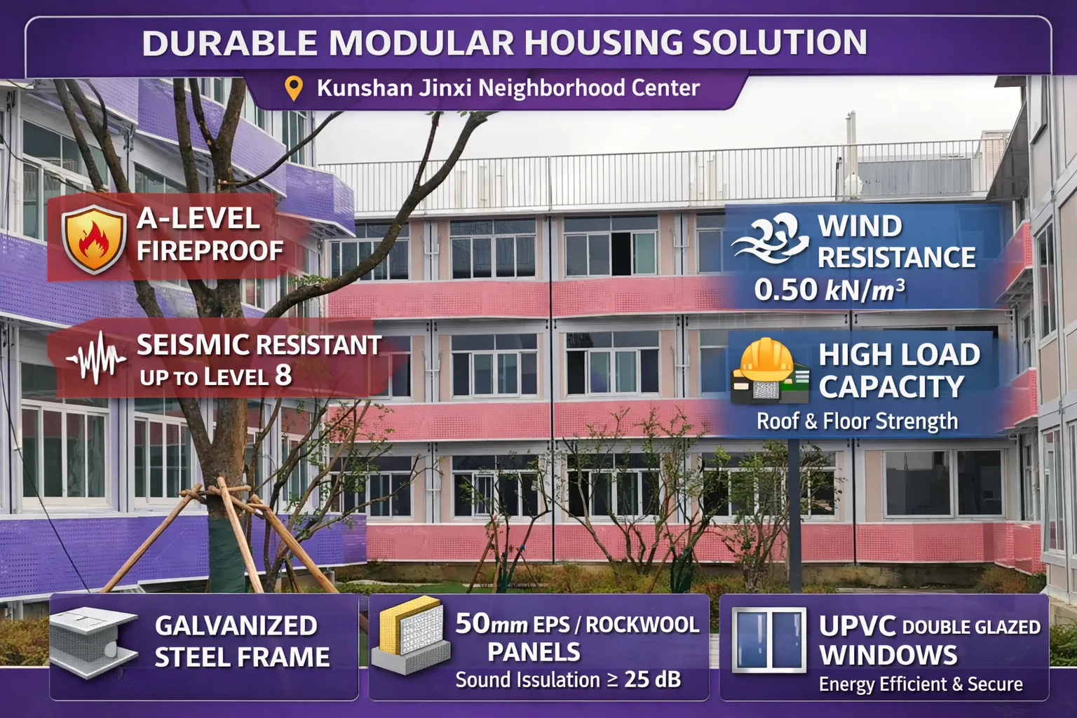 Rapidly Deployed Flat Pack Container Dormitories: Kunshan Jinxi Neighborhood Project Rapidly Deployed Flat Pack Container Dormitories: Kunshan Jinxi Neighborhood Project