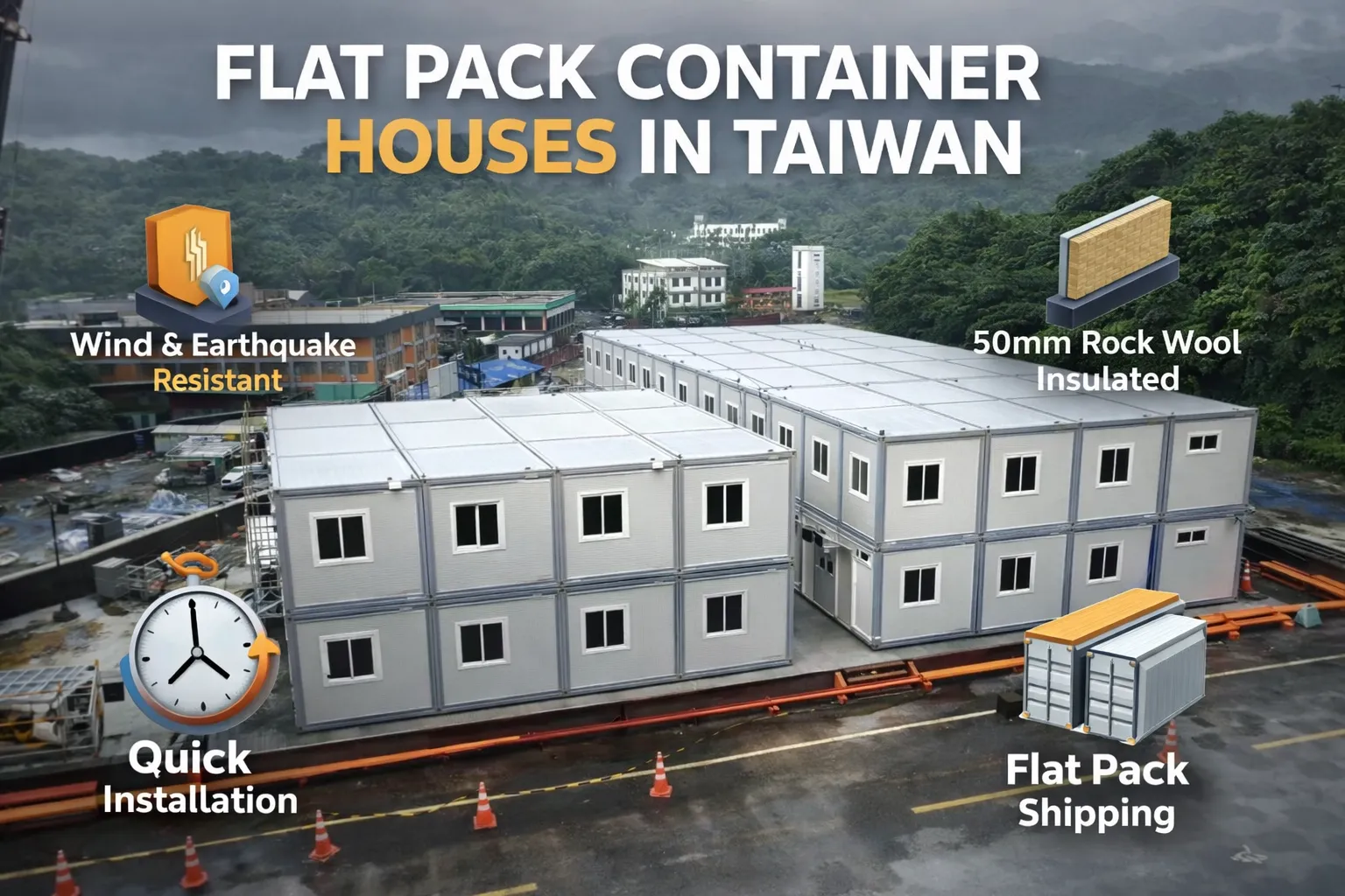 台湾扁平包装容器:ZN House Manufacturing 高性能模块化解决方案 台湾扁平包装容器:ZN House Manufacturing 高性能模块化解决方案