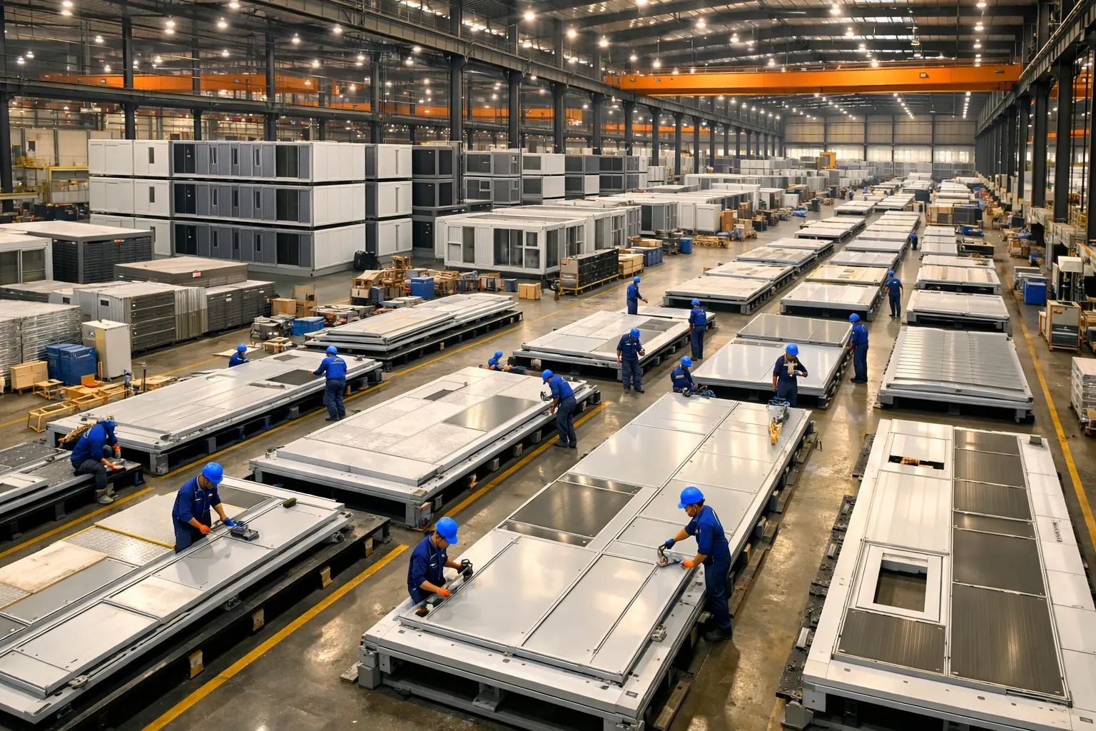 集装箱房屋工厂:现代化生产设施如何打造优质模块化住宅 集装箱房屋工厂:现代化生产设施如何打造优质模块化住宅