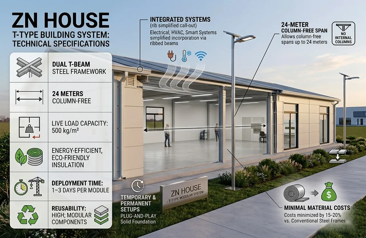 Modular T-type Building System: Transforming Prefab Construction Modular T-type Building System: Transforming Prefab Construction
