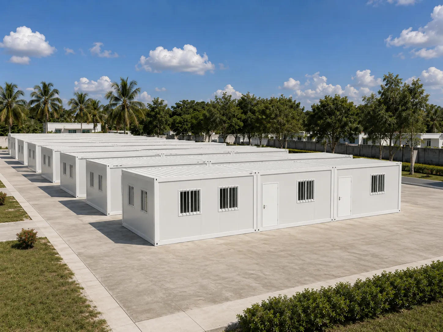 Flat Pack Container House Projects in Dominican Republic