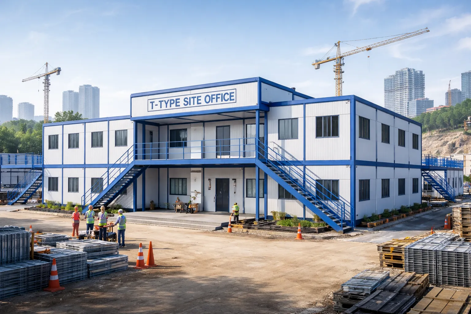 T型现场办公室:现代建筑项目的可靠模块化解决方案 T型现场办公室:现代建筑项目的可靠模块化解决方案