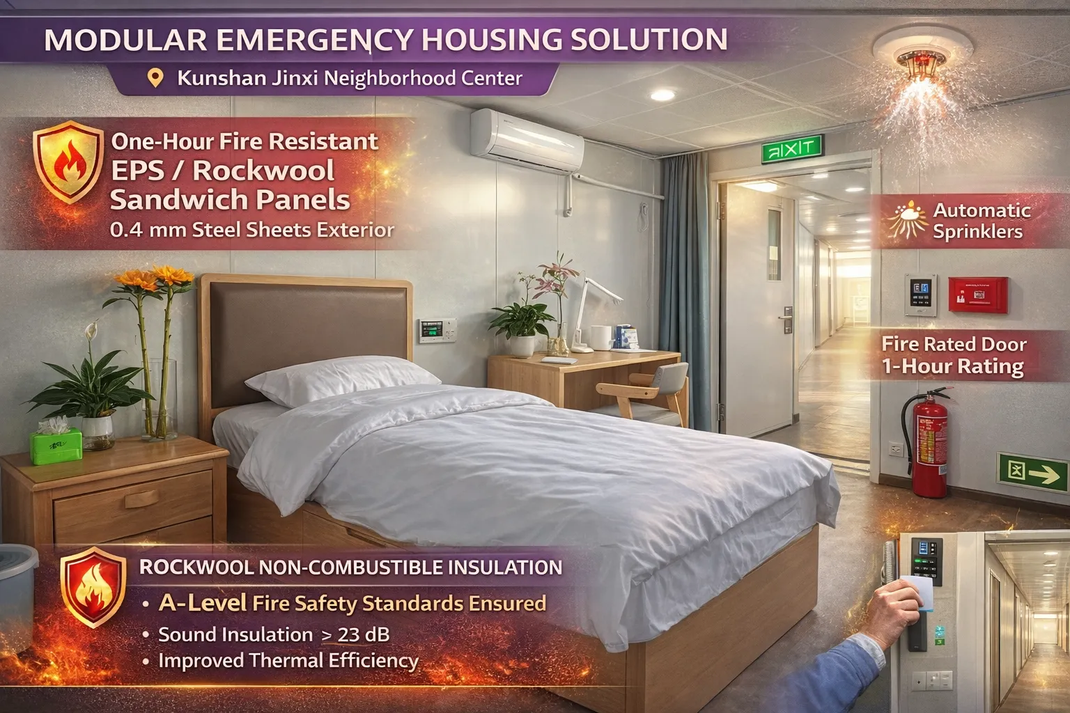 Rapidly Deployed Flat Pack Container Dormitories: Kunshan Jinxi Neighborhood Project Rapidly Deployed Flat Pack Container Dormitories: Kunshan Jinxi Neighborhood Project