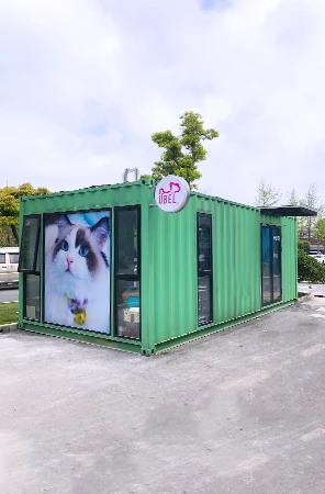 Market-row container shop