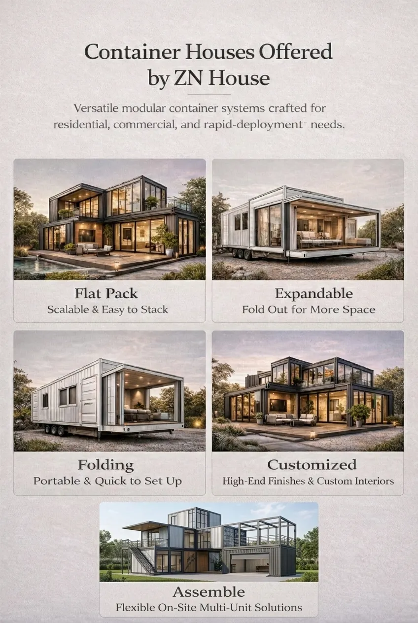 集装箱房屋设计:ZN House 的先进模块化建筑解决方案 集装箱房屋设计:ZN House 的先进模块化建筑解决方案